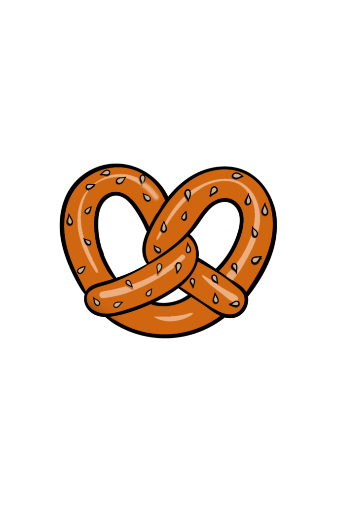 How to draw Pretzel Drawing Knosten