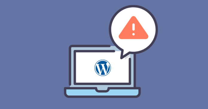 wordpress error