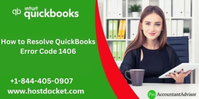 Resolve QuickBooks Error Code 1406