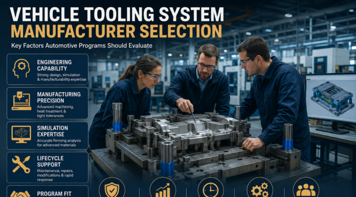 Vehicle Tooling System Manufacturer Selection: What Automotive Programs Should Evaluate Vehicle Tooling System