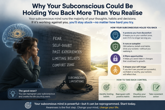 How Your Subconscious Could Be Holding You Back Your Subconscious