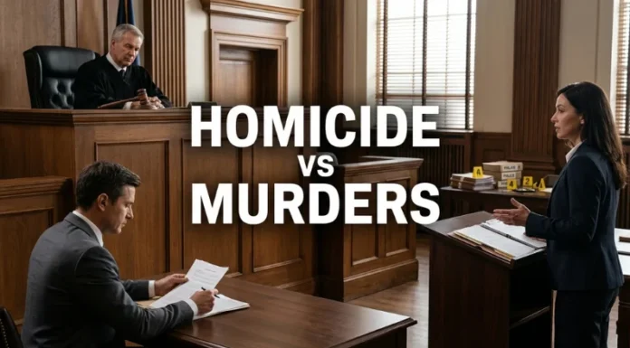 Homicide vs Murder in U.S. Law: A Detailed Guide to Murder, Manslaughter, Justifiable Homicide, and Legal Defenses Homicide vs Murders
